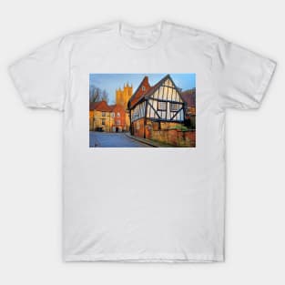 Lincoln Cathedral and the Crooked House T-Shirt